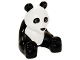 Lot ID: 184386319  Part No: 98232c01pb02  Name: Duplo Panda Adult, Sitting, Eyes Round