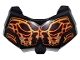 Part No: 98603pb024  Name: Large Figure Chest Armor Small with Bionicle Lava Beast Pattern