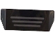 Part No: 98834pb46  Name: Vehicle, Spoiler with Bar Handle with 3 Silver Stripes Pattern