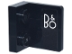 Part No: 99207pb004R  Name: Bracket 1 x 2 - 2 x 2 Inverted with White 'B&O' Logo Pattern Model Right Side (Sticker) - Set 77242