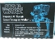 Part No: BA047pb05  Name: Stickered Assembly 12 x 8 x 2/3 with Star Wars Logo and 'Imperial All Terrain Scout Transport Walker' Pattern (Sticker) - Set 10174