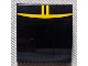 Part No: BA155pb02  Name: Stickered Assembly 3 x 3 x 1 with Yellow Curved Line and Stripes on Black Background Pattern (Sticker) - Set 8135 - 3 Slope, Curved 3 x 1