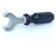 Part No: dt001c02  Name: Duplo, Toolo Tool Handle with Light Gray Wrench Head