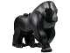 Lego part: Gorilla with 2 Studs on Back with Dark Bluish Gray Face Pattern