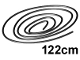 Part No: x77ac122  Name: String, Cord Thin   122cm
