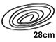 Part No: x77ac28  Name: String, Cord Thin    28cm (36L)