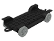 Part No: x852c01  Name: Fabuland Car Chassis 6 x 12 with Hitch