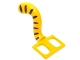 Part No: 15504pb01  Name: Minifigure Costume Tail Cat with Black Tiger Stripes Pattern