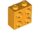 Lego part: Brick, Modified 1 x 2 x 1 2/3 with Studs on Side