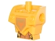 Lot ID: 393874368  Part No: 23763c01pb02  Name: Torso, Modified Oversized with Armor with Pin Holes with Orange and Gold Circuitry and Orange Bull Head on Gold Pentagonal Shield Pattern