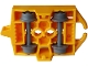 Part No: 26021c01  Name: Vehicle, Base 4 x 5 Roller Coaster Car with Dark Bluish Gray Wheels (26021 / 24869)