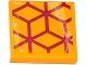 Lot ID: 403479014  Part No: 3068pb0983  Name: Tile 2 x 2 with Magenta Diamond Cube Geometric Pattern (Sticker) - Set 41135