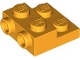 Part No: 4304  Name: Plate, Modified 2 x 2 x 2/3 with 2 Studs on Side - Hollow Bottom Tube