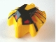 Part No: 57579pb01  Name: Minifigure, Head, Modified Bionicle Toa Mahri Hewkii / Jaller with Red Eyes Pattern (Hewki)