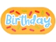Part No: 66857pb129 Name: Tile, Round 2 x 4 Oval with Medium Azure 'Birthday' with White Outline and Red, Magenta and Lime Confetti Pattern (Sticker) - Set 40871 Part No: 66857pb129 Name: Tile, Round 2 x 4 Oval with Medium Azure 'Birthday' with White Outline and Red, Magenta and Lime Confetti Pattern (Sticker) - Set 40871