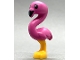 Part No: 67430pb01  Name: Bird, Flamingo Friends with Dark Pink Body, Black Eyes and Beak Pattern