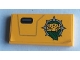 Part No: 87079pb0843R  Name: Tile 2 x 4 with Jungle Logo and Door Handle Pattern Model Right Side (Sticker) - Set 60162