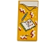 Part No: 87079pb1567 Name: Tile 2 x 4 with Blanket with Red and White Zigzags, Book, Pencil and White Bedsheet Pattern (Sticker) - Set 41735 Part No: 87079pb1567 Name: Tile 2 x 4 with Blanket with Red and White Zigzags, Book, Pencil and White Bedsheet Pattern (Sticker) - Set 41735