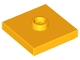 Lego part: Plate, Modified 2 x 2 with Groove and 1 Stud in Center (Jumper)