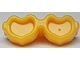 Lot ID: 411665857  Part No: 93080k  Name: Friends Accessories Glasses, Heart Shaped with Small Pin