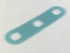 Part No: 46621rub  Name: Clikits Flexy Film, Strip 2 x 8 with Rounded Ends and 3 Holes