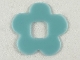 Lot ID: 377858579  Part No: clikits053  Name: Clikits, Icon Accent Rubber Flower 5 Petals 2 7/8 x 2 7/8