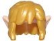 Part No: 105002pb01  Name: Minifigure, Hair Short and Tousled with Bangs and Ponytail with Molded Light Nougat Pointed Ears Pattern