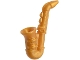Part No: 13808  Name: Minifigure, Utensil Musical Instrument, Saxophone