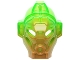 Part No: 19061pb01  Name: Bionicle Mask of Jungle with Marbled Trans-Bright Green Pattern