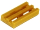 Lego part: Tile, Modified 1 x 2 Grille with Bottom Groove