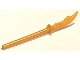 Part No: 41159pb02  Name: Minifigure, Weapon Naginata with Marbled Trans-Orange Pattern