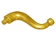 Part No: 43892  Name: Elephant Tail / Trunk with Bar End - Short Curved Tip