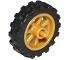 Part No: 50862c01  Name: Wheel 15mm D. x 6mm City Motorcycle with Black Tire 21mm D. x 6mm City Motorcycle (50862 / 50861)