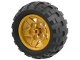 Part No: 56908c02  Name: Wheel 43.2mm D. x 26mm Technic Racing Small, 6 Pin Holes with Black Tire 68.7 x 34 R (56908 / 61480)