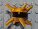 Part No: 85582pb01  Name: Bionicle Thornax Fruit Spiked Ball with Molded Hard Plastic Black Band Pattern - Flexible Rubber