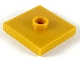 Part No: 87580  Name: Plate, Modified 2 x 2 with Groove and 1 Stud in Center (Jumper)