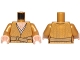 Part No: 973pb2926c01  Name: Torso SW Robe with Belt and Bare Chest with Wrinkles Pattern (Supreme Leader Snoke) / Pearl Gold Arms / Light Nougat Hands