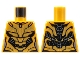 Lot ID: 401436072  Part No: 973pb4419  Name: Torso Female Armor, Gold Plates, Black Trim Pattern (Gamora)