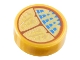 Lot ID: 415749691  Part No: 98138pb390  Name: Tile, Round 1 x 1 with Gold Scarab of Ammit with Blue Spots Pattern