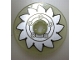 Lot ID: 408936155  Part No: 2958pb035  Name: Technic, Disk 3 x 3 with Silver Circular Saw Blade Pattern (Sticker) - Set 8648