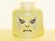 Lot ID: 401522551  Part No: 3626bpx330a  Name: Minifigure, Head Alien with HP Voldemort Silver Pattern - Blocked Open Stud