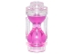Part No: 23945pb01  Name: Minifigure, Utensil Hourglass with Molded Trans-Dark Pink Sand Pattern