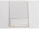 Part No: 2494p01  Name: Glass for Window 1 x 4 x 5 with 5 White Stripes Pattern (Sticker) - Sets 1490 / 6380 / 6386 / 6393 / 6398