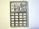 Part No: 2494pb01  Name: Glass for Window 1 x 4 x 5 with White 'BANK' Pattern (Sticker) - Set 6765