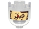 Part No: 30151pb11 Name: Brick, Round 2 x 2 x 1 2/3 Dome Top with Reddish Brown and Tan Label and Vine with Red Thorn Pattern (Sticker) - Set 76431 Part No: 30151pb11 Name: Brick, Round 2 x 2 x 1 2/3 Dome Top with Reddish Brown and Tan Label and Vine with Red Thorn Pattern (Sticker) - Set 76431