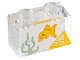 Lot ID: 391007805  Part No: 3065pb22  Name: Brick 1 x 2 without Bottom Tube with Fish Tank with Goldfish, Sand Green Seaweed and Yellow Pyramid Pattern