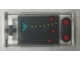 Part No: 3069pb0672  Name: Tile 1 x 2 with Handheld Video Game with Directional Pad, Red Buttons, and Spaceship on Black Screen Pattern