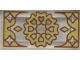 Part No: 3069pb1468 Name: Tile 1 x 2 with Gold and Reddish Brown Symmetric Ornament, Diamonds and Stars Outline Pattern Part No: 3069pb1468 Name: Tile 1 x 2 with Gold and Reddish Brown Symmetric Ornament, Diamonds and Stars Outline Pattern