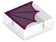 Lot ID: 297677205  Part No: 3070pb223  Name: Tile 1 x 1 with Magenta Dragon Wing Pattern