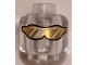 Part No: 3626cpb1347  Name: Minifigure, Head Glasses with Gold Sunglasses with Reflective Lines Pattern - Hollow Stud